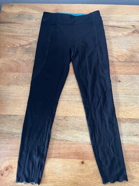 IVIVVA (Lululemon for kids) Girls Sz 12 Black Leggings